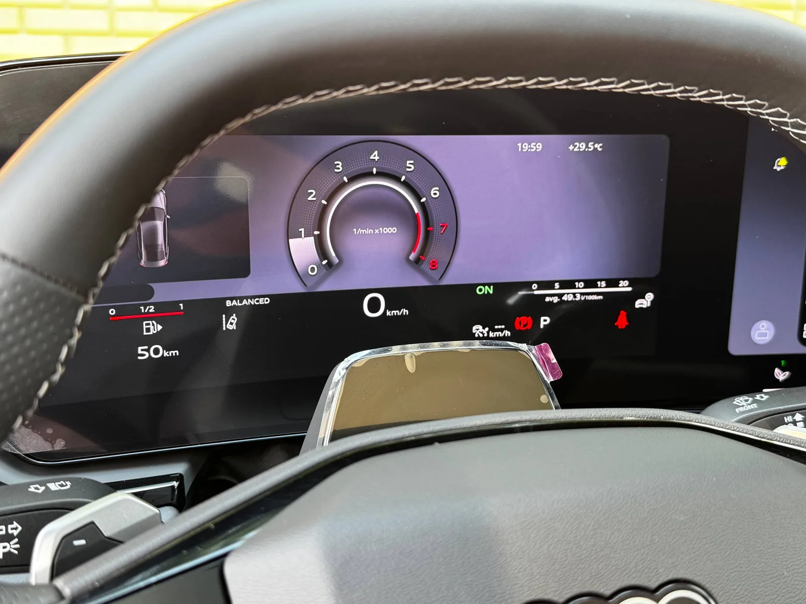 Audi A5L 2026 — виртуальная приборная панель