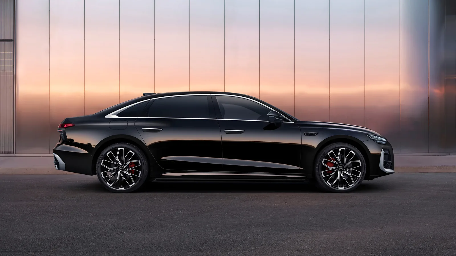Audi A6L 2026 — силуэт сбоку