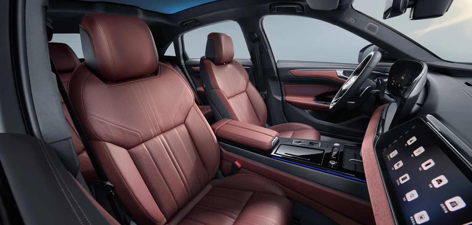 Салон Audi A6L 2026 — отделка