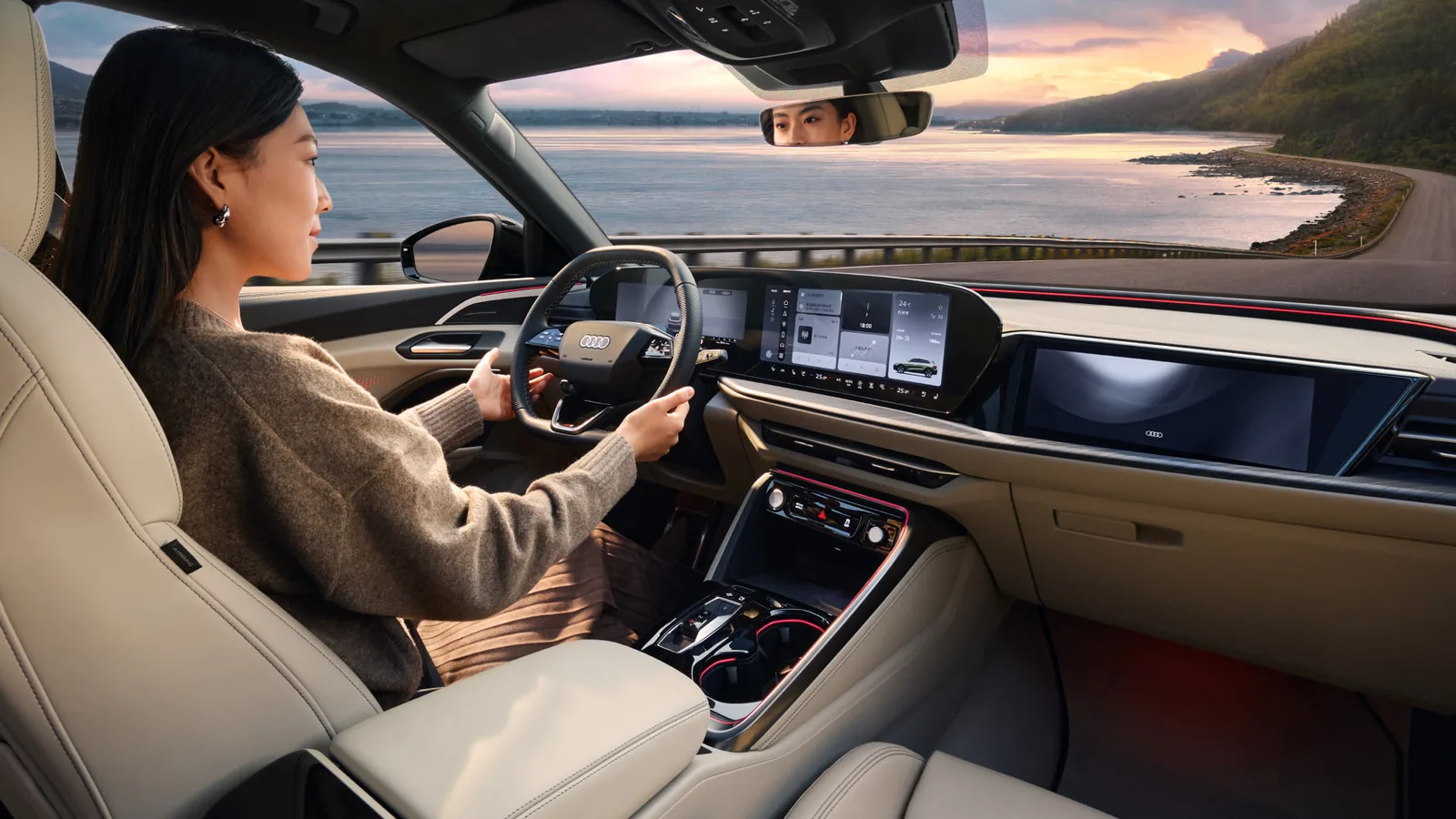 Audi Q5L 2026 — место водителя