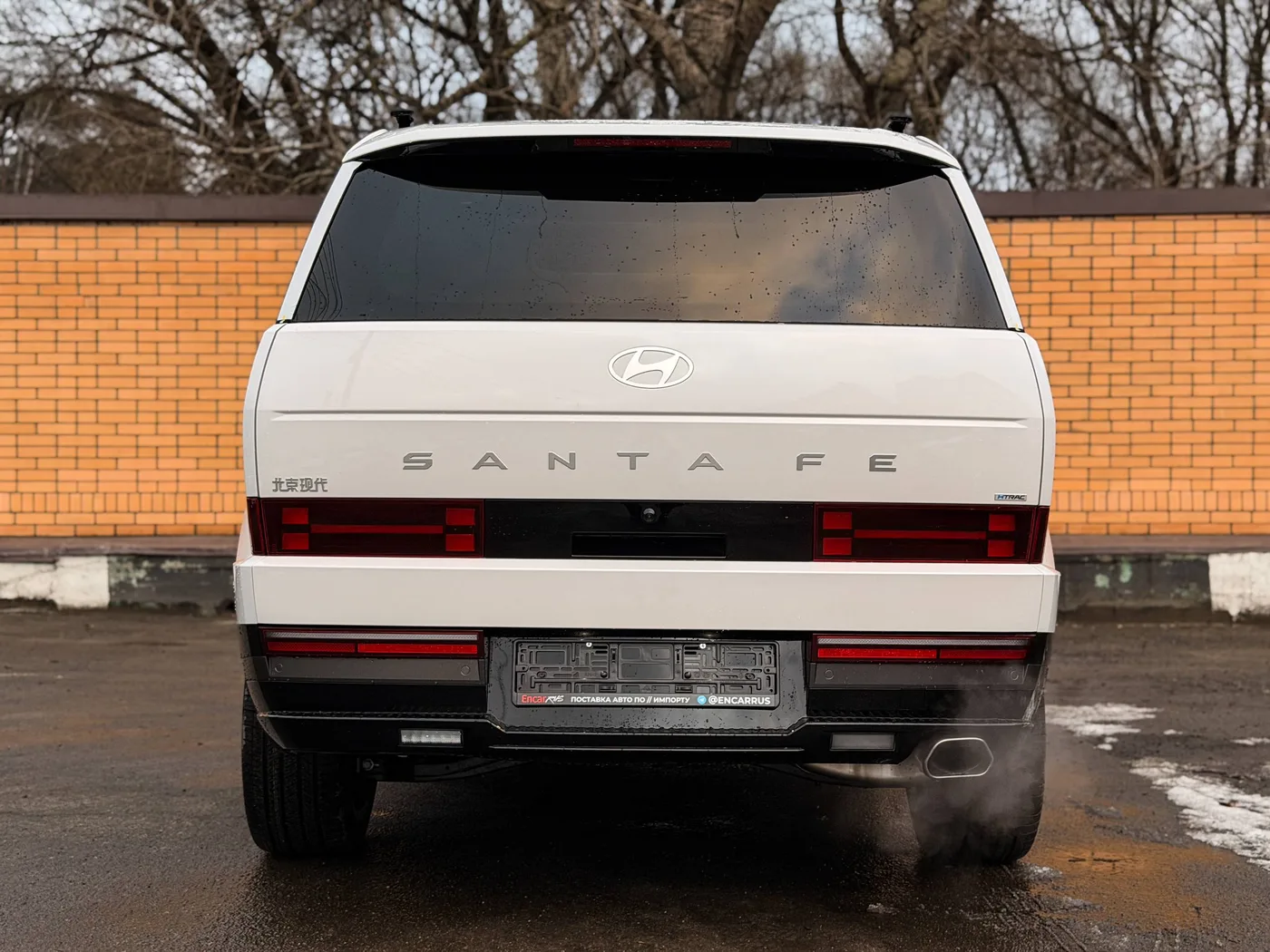 Hyundai Santa Fe 2026 — вид сзади